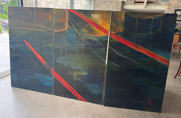 Claddagh Bowsprit (Triptych) - Therese Healy Kelly
